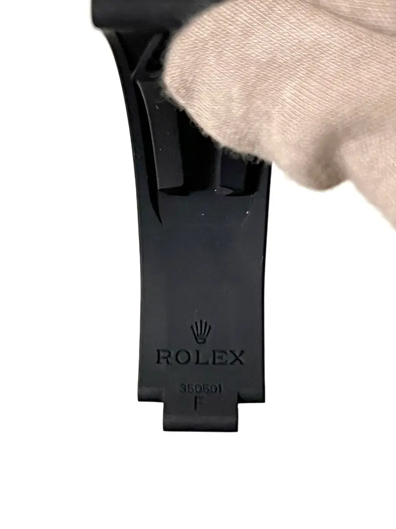 ROLEX Oysterflex ラバーベルト ブラック F 350-501 ROLEX Oysterflex ラバーベルト ブラック F 350-501（楽天市場