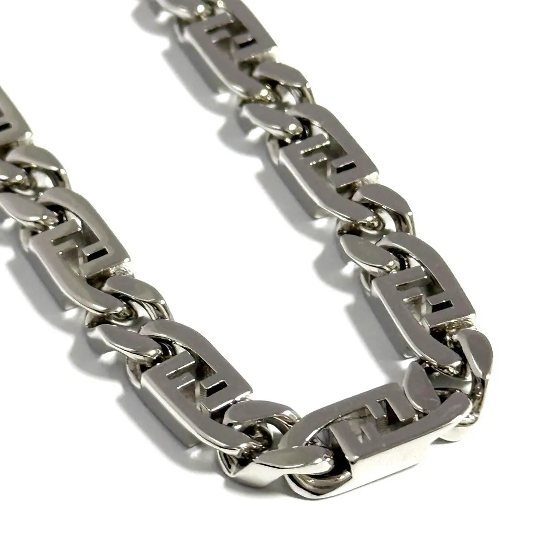フェンディ メンズ オーロック ネックレス FF チェーン FENDI フェンディ ネックレス 7AJ555 B08 メンズ オーロック
