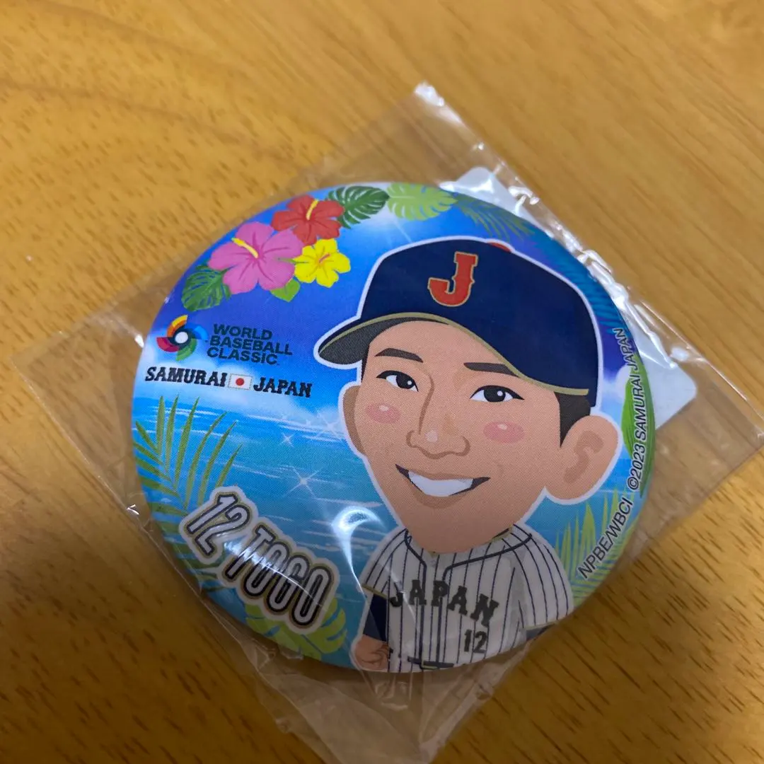 Thumbnail of Gachagacha (capsule toy) - Player Togoh can badge - Miyazaki camp - WBC (World Baseball Classic)