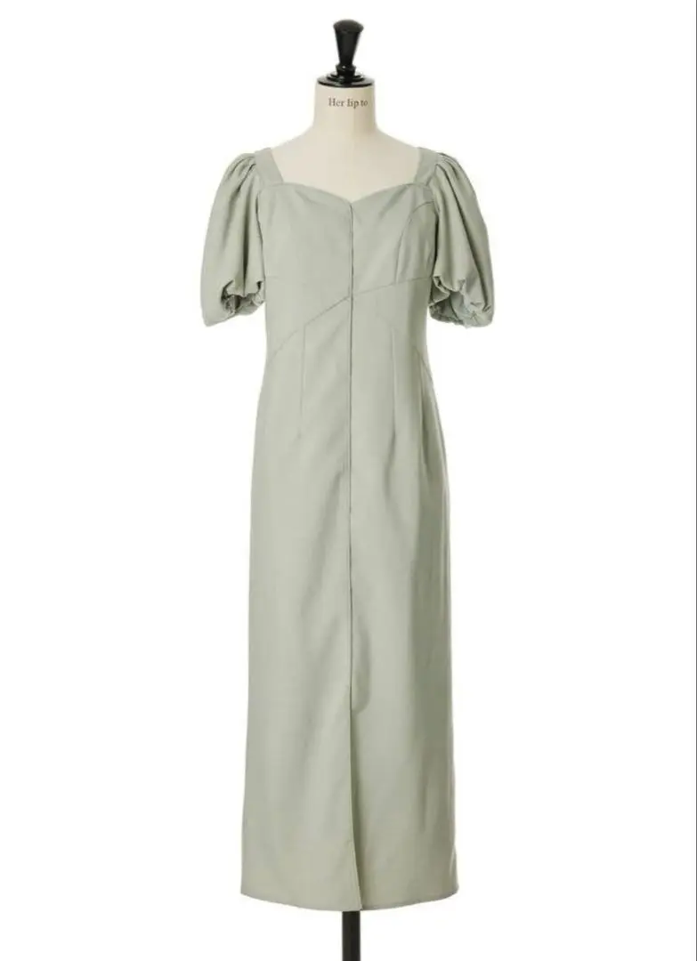 ワンピース herlipto Dreamscape Twill Dress magenta Dreamscape Twill Dress - メルカリ