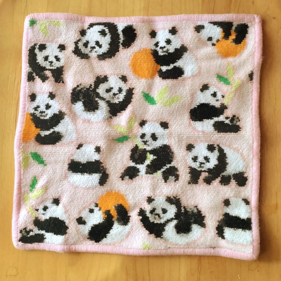 Thumbnail of FEILER LOVERARY Towel Handkerchief: Korokoro Panda