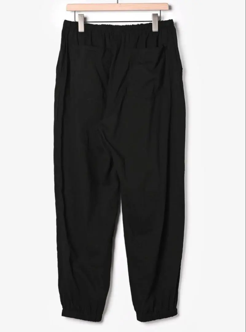 COMOLI 24SS オックスドローストリングパンツ 黒 COMOLI (コモリ) オックス ドローストリングパンツ