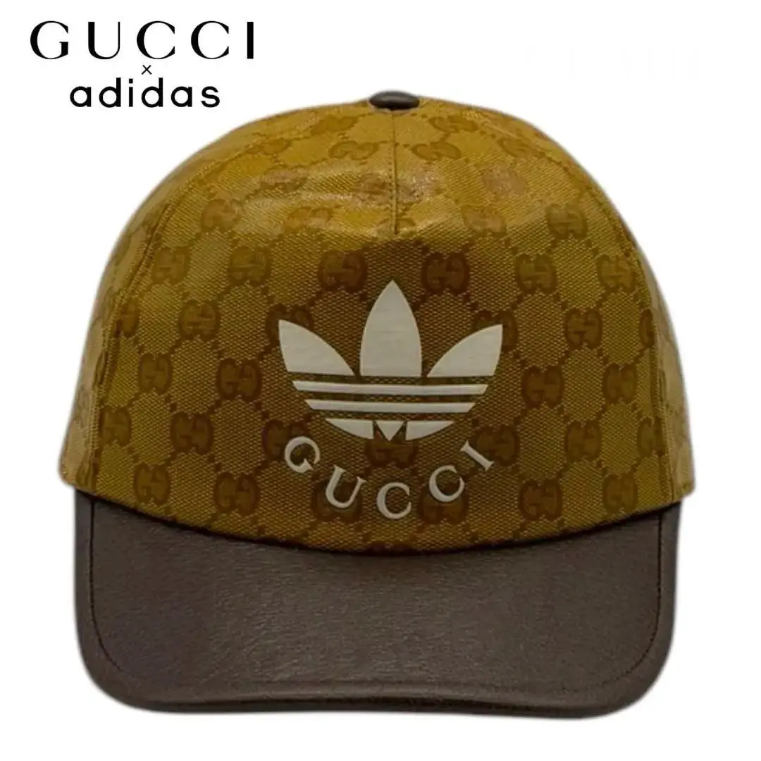 グッチ　アディダス　GUCCI adidas キャップ　赤　Mサイズ　新品未使用 2025年最新】アディダスグッチ 帽子の人気アイテム - メルカリ