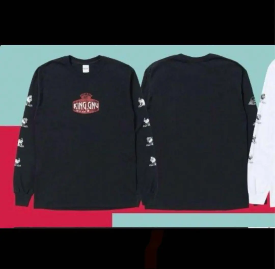 King Gnu 飛行艇 ロングスリーブTシャツ ブラック M 新着ゲーム・おもちゃ・グッズ - King gnu ロングTシャツ 飛行艇
