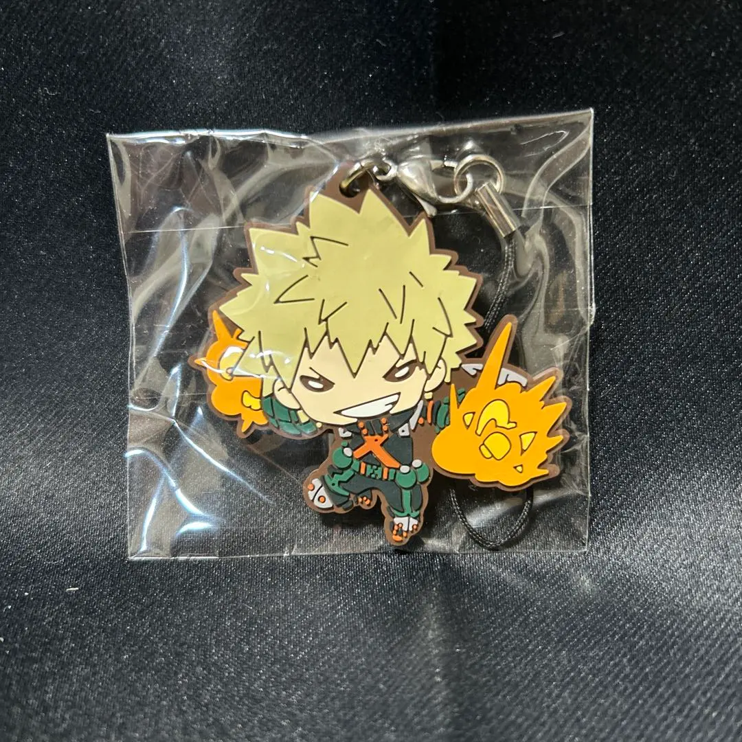 Thumbnail of My Hero Academia Katsuki Bakugo Nito Tan Rubber Keyholder