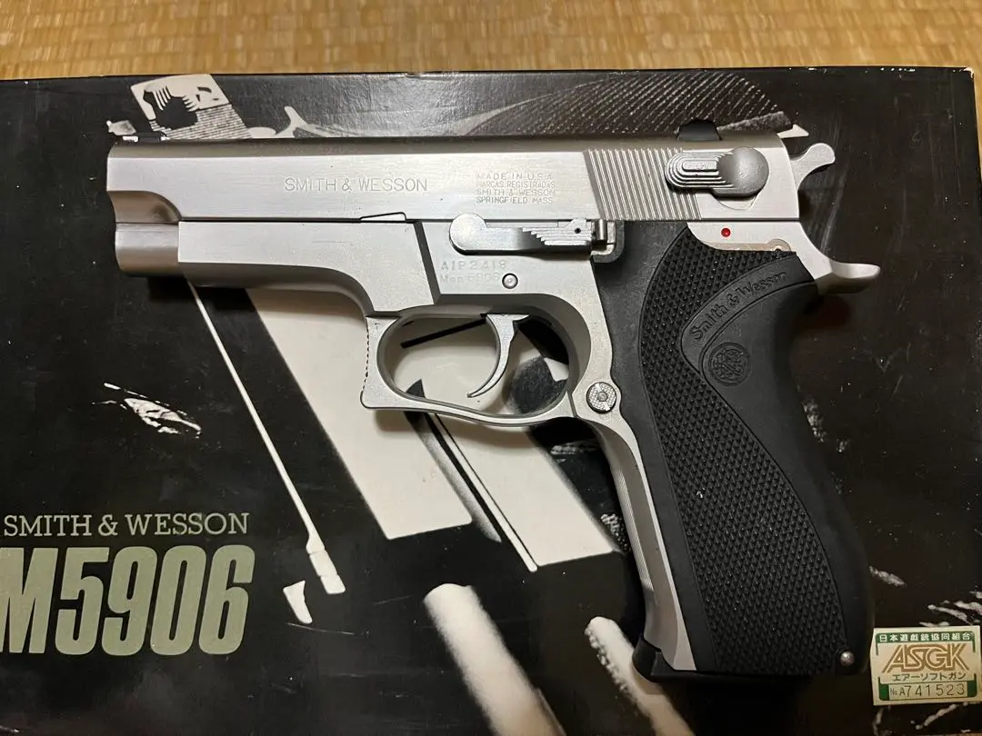 コクサイ製 Smith & Wesson M5906 固定ガスガン　ジャンク コクサイ] S&W M5906 固定ガスガン (中古)｜エアガン.jp