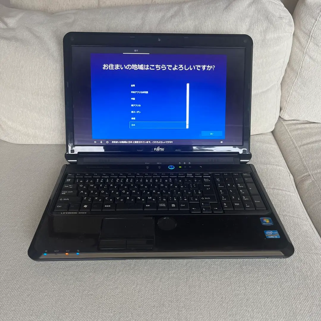 中古良品ノートパソコン 富士通 AH54/D HDD640GB 富士通 LIFEBOOK AH54/D CPU：Core i3 2310M 2.1GHz / メモリ