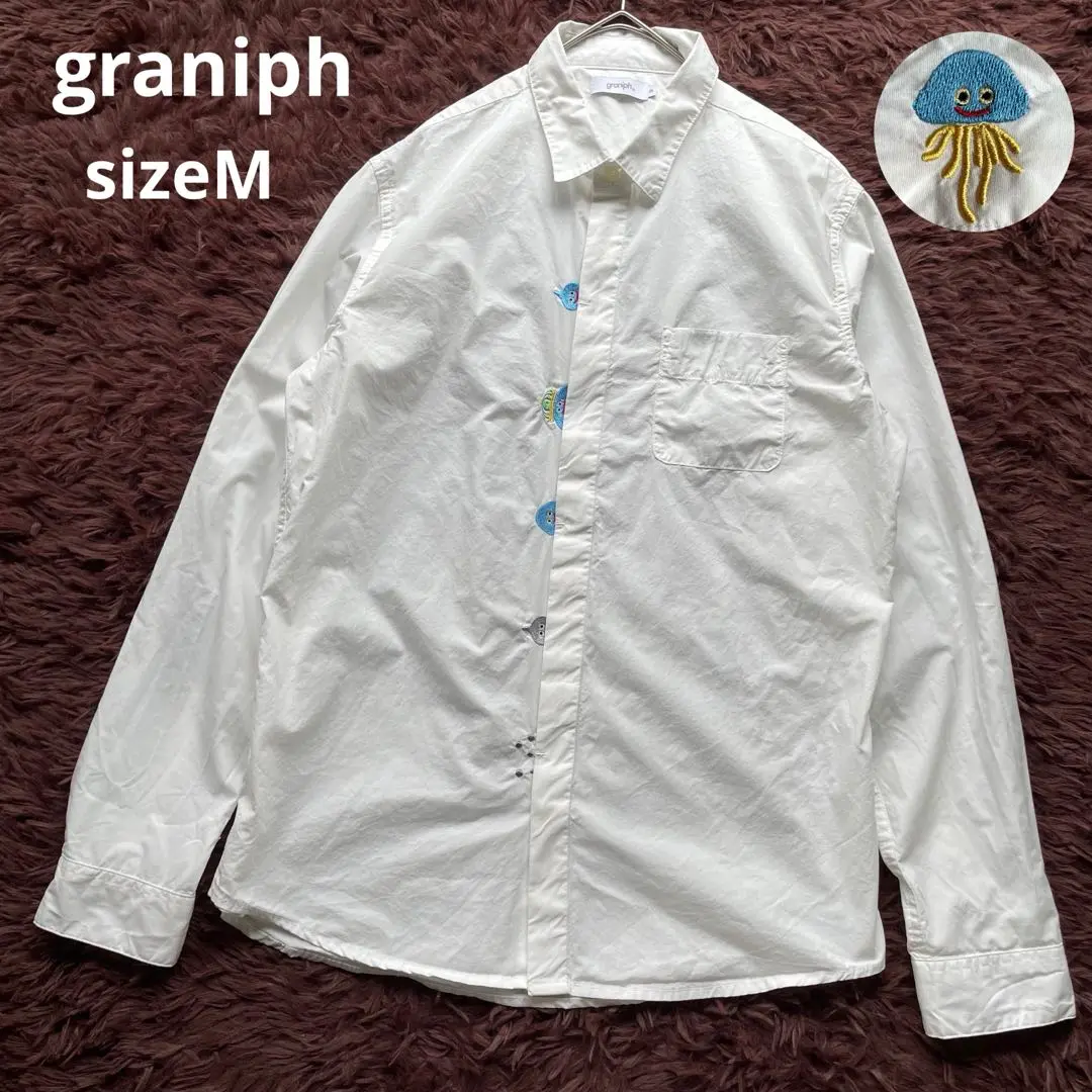 Thumbnail of Dragon Quest x Graniph Men's Shirt - Slime Observing - Rare