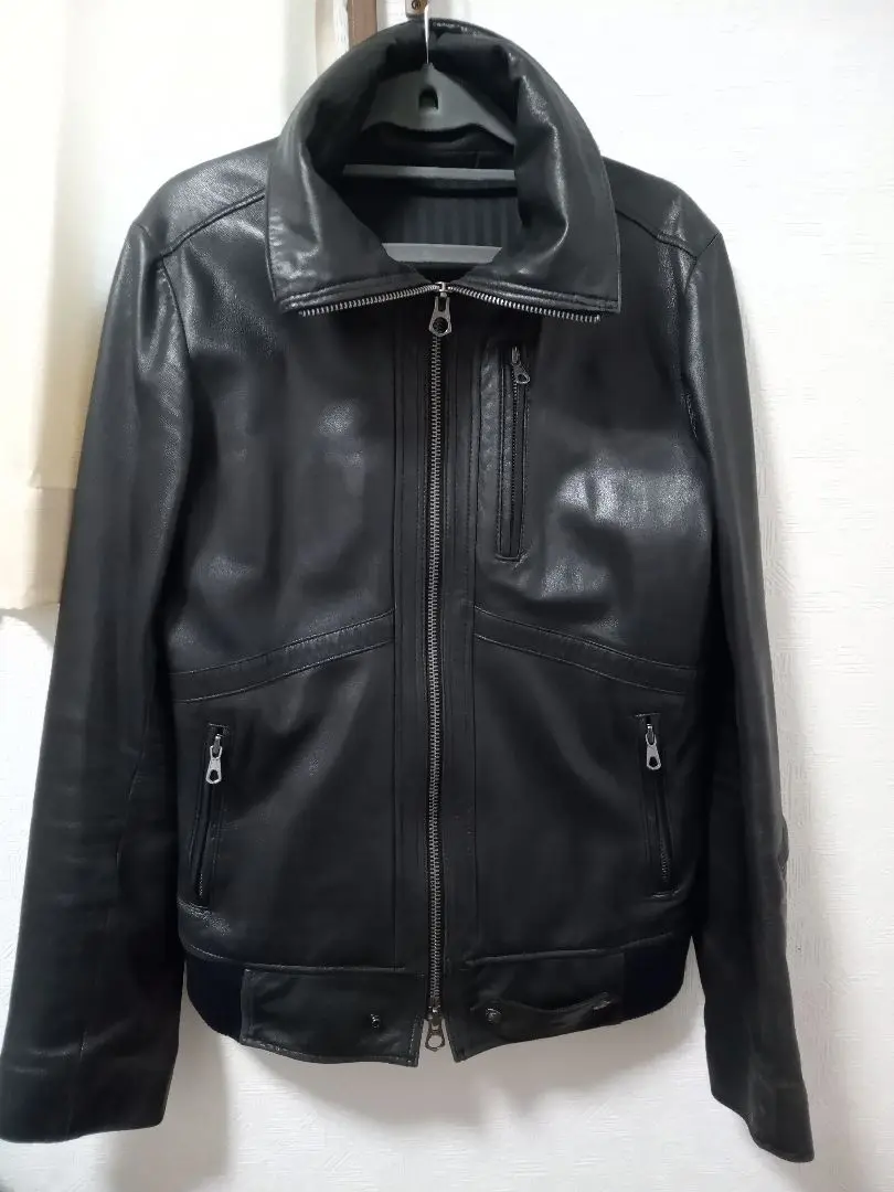 Advantage cycle 牛革 シングルライダース レザージャケット 黒 Advantage cycle 牛革 シングルライダース レザージャケット 黒