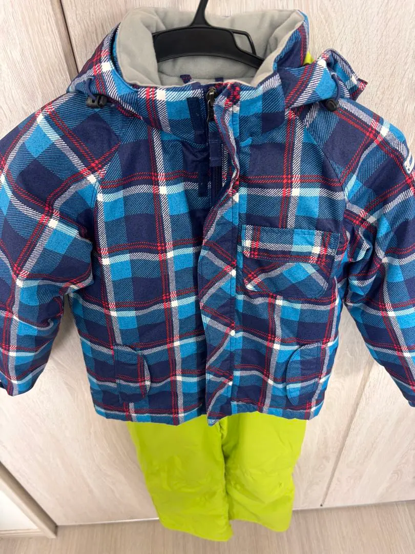 Thumbnail of Kids' Waterproof Checkered Ski Wear 120cm
