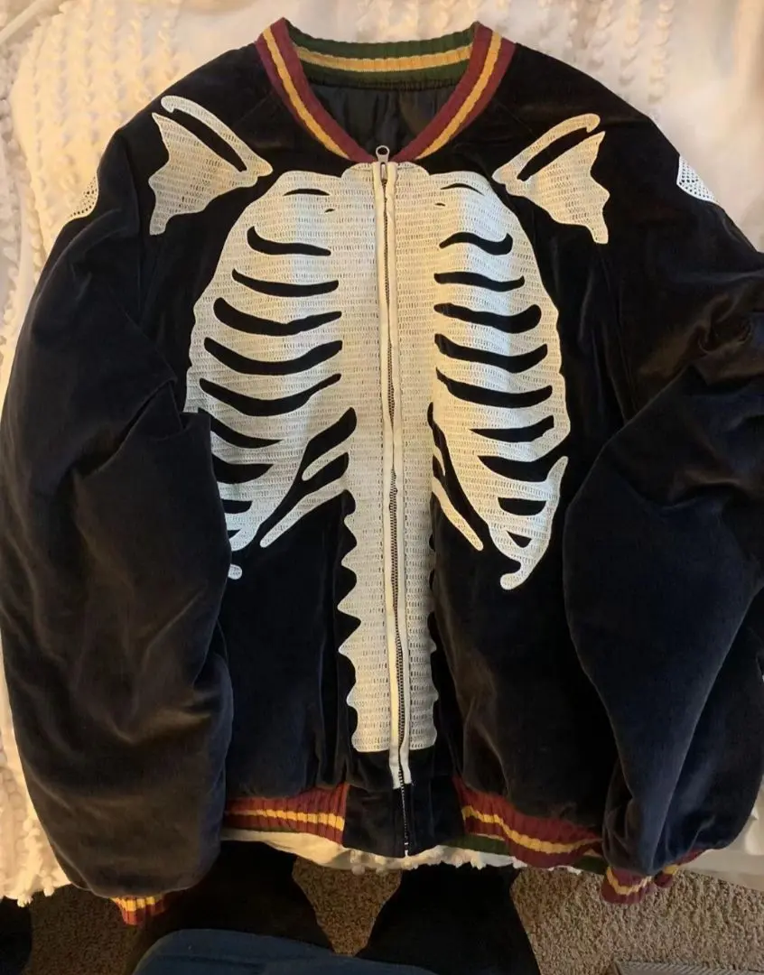 20AW KAPITAL 硫化別珍 Varsity Jacket スカジャン