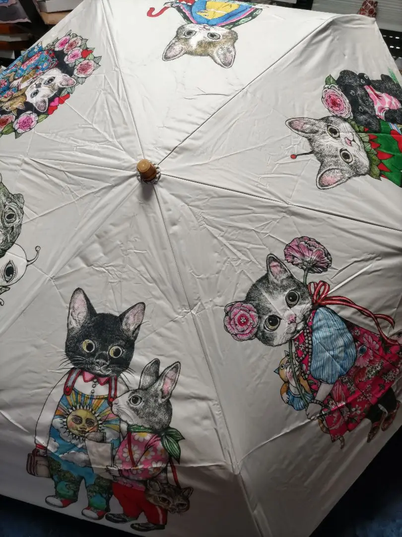 【新品未使用】ヒグチユウコ　台湾奇幻動物森林 折りたたみ傘 晴雨兼用 ヒグチユウコ - 新品☆ヒグチユウコ☆台湾 奇幻動物森林