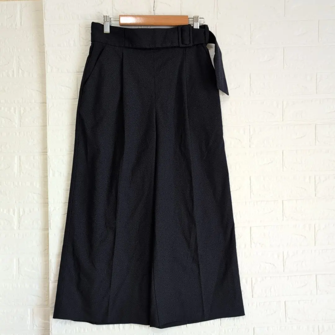 Thumbnail of OPAQUE.CLIP Wide Pants with Belt M Navy Stylish