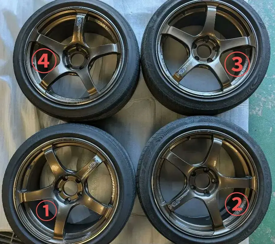 ADVAN TC-4 18インチ 100/5穴 4本セット Nizさん用① YOKOHAMA WHEEL | Brand | ADVAN Racing TC-4 for Japanese Cars