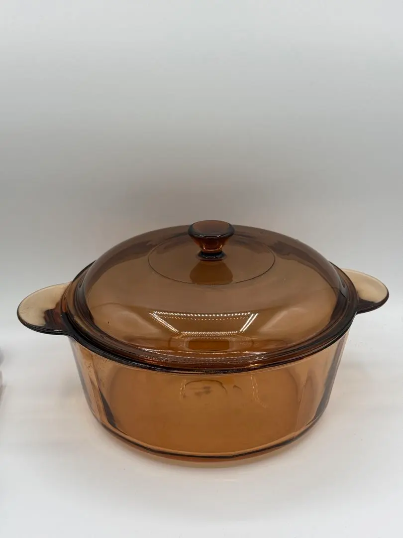 Thumbnail of CORNING Brown Round Thermal Cooker Casserole 20cm France