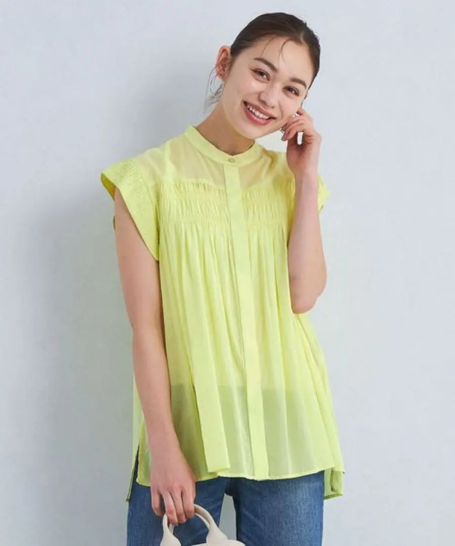 Thumbnail of United Arrows Voile Gather & Tuck Blouse