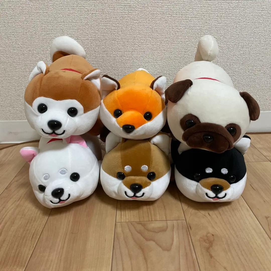 【希少】ハッピー秋田犬　ぬいぐるみくじ　特賞&4等 ㈱CUTE ハッピー豆柴くじ・ハッピー秋田犬くじ - ぬいぐるみくじ