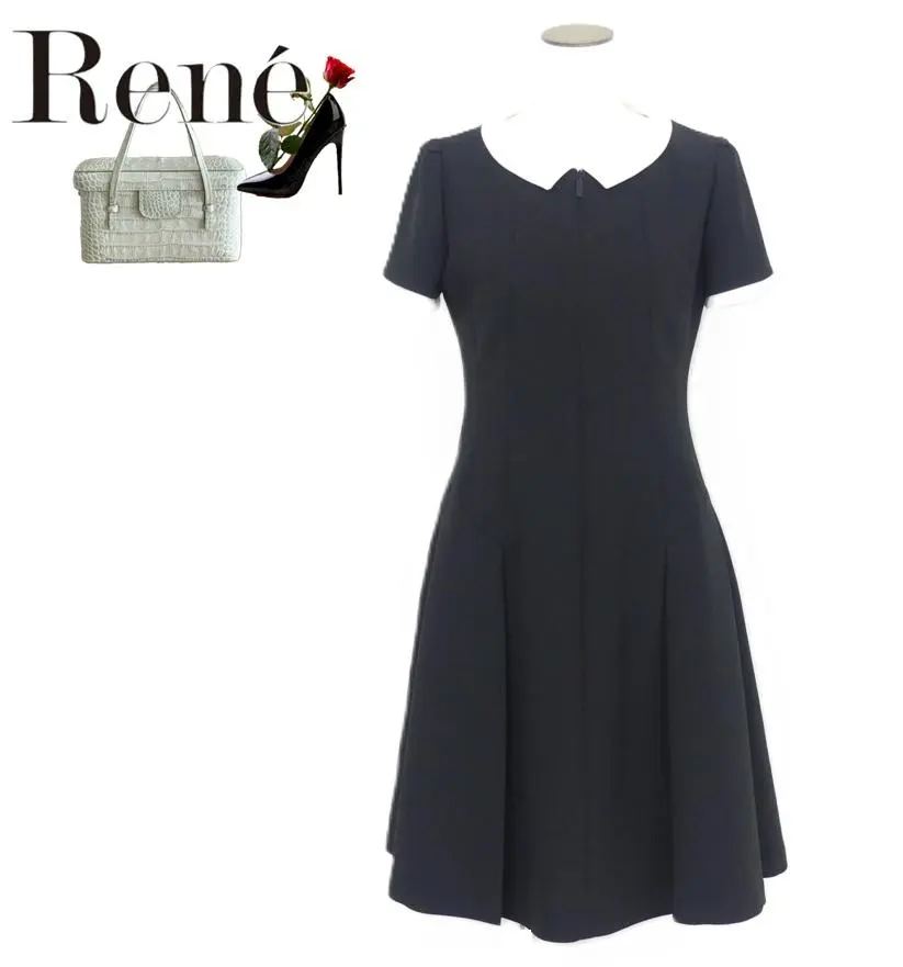 専用Reneルネ☆新品☆白襟長袖ワンピース　2024　34　黒 2025年最新】rene ルネ 白襟 ワンピースの人気アイテム - メルカリ