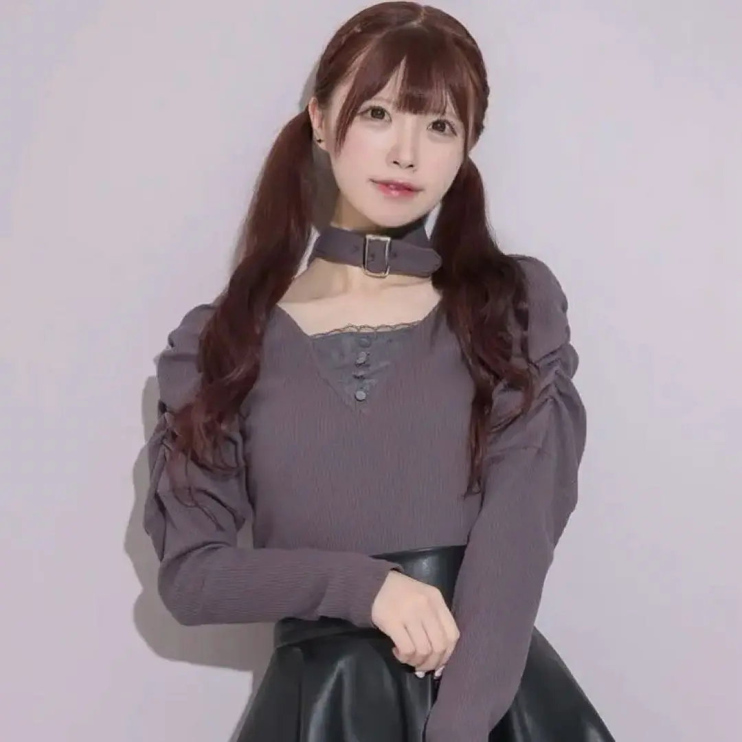 pium ‪‪❤︎‬ チョーカーベルトカットソー チョーカーベルトカットソー – pium