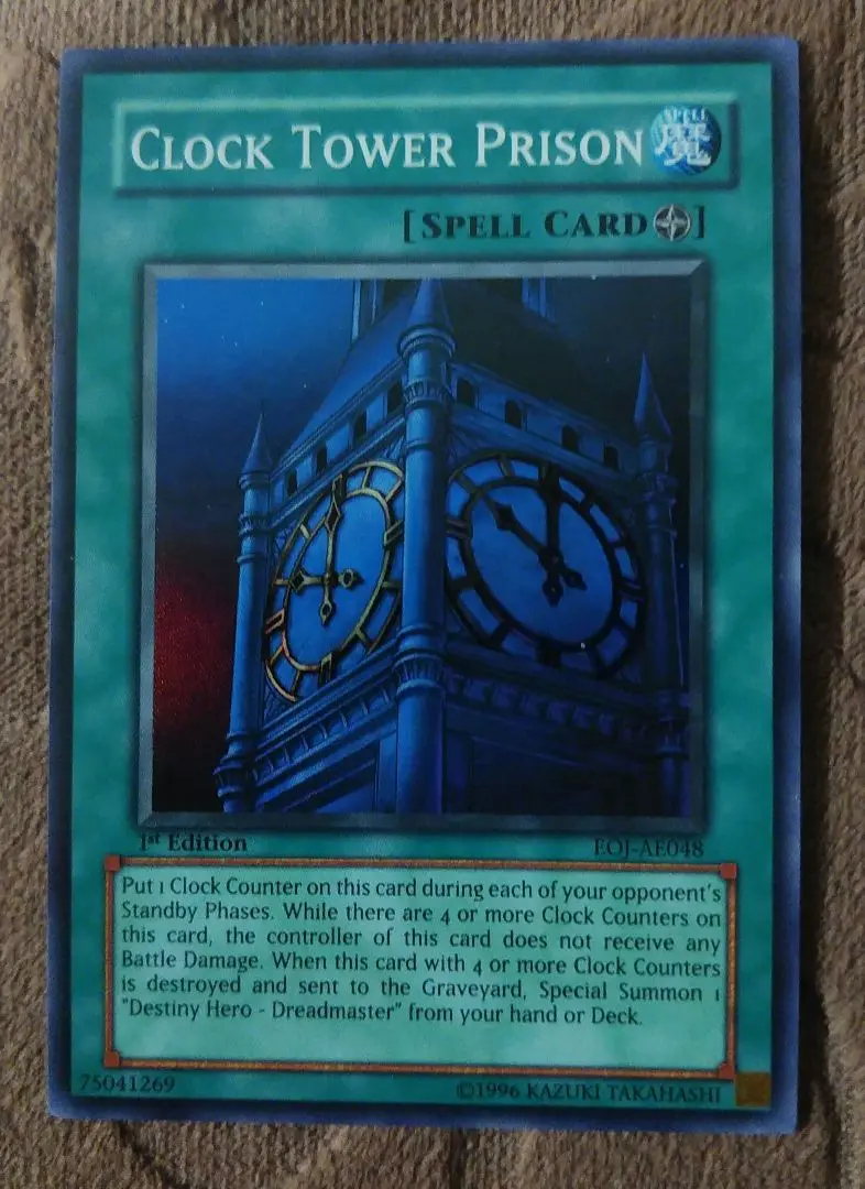 遊戯王 幽獄の時計塔 旧アジア レリーフ PSA9