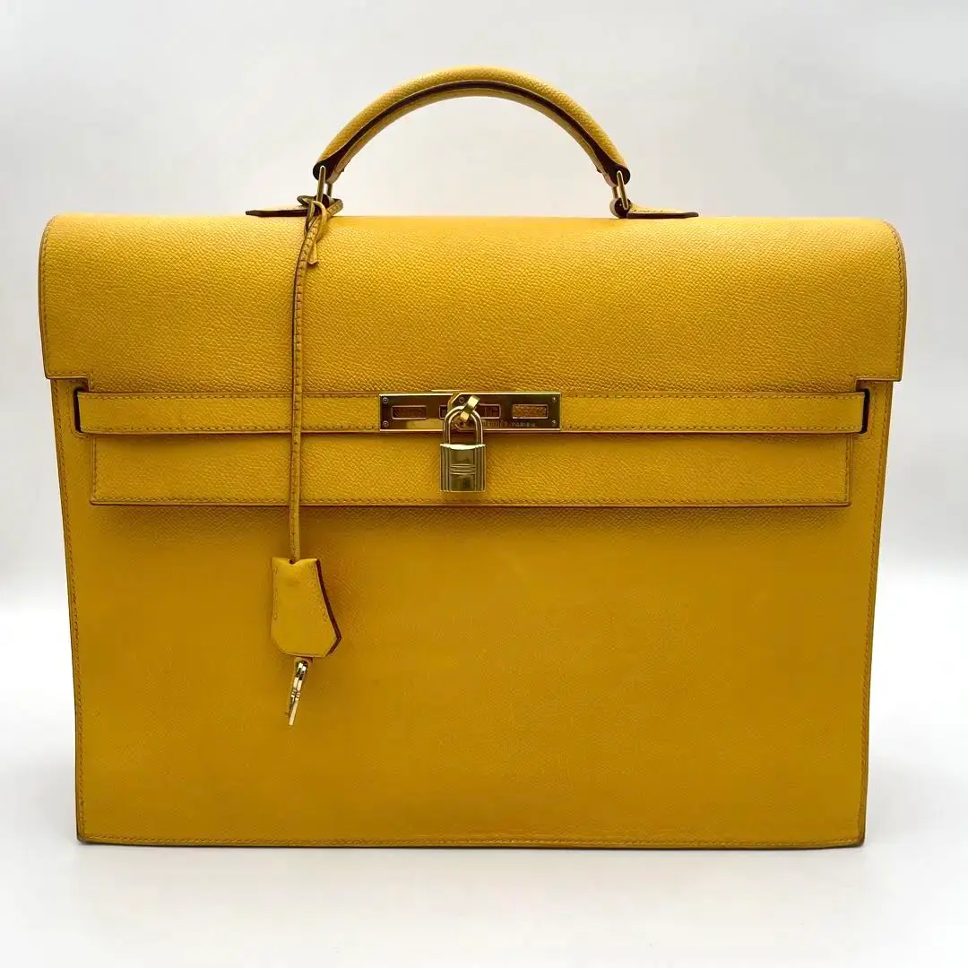 【超美品・鑑定済】エルメス HERMES ケリーデペッシュ38　ビジネスバッグ HERMES エルメス ケリーデペッシュ38 ビジネスバッグ ボックス