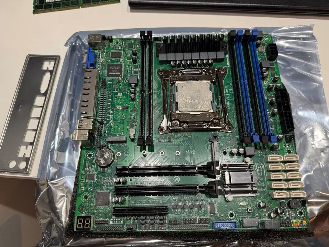 CPU マザーボード セット Xeon E5-2630v4 RAM128G X99ゲーマーマザーボード,Xeon e5 2680 v4 cpu,64GB, 4x16GB