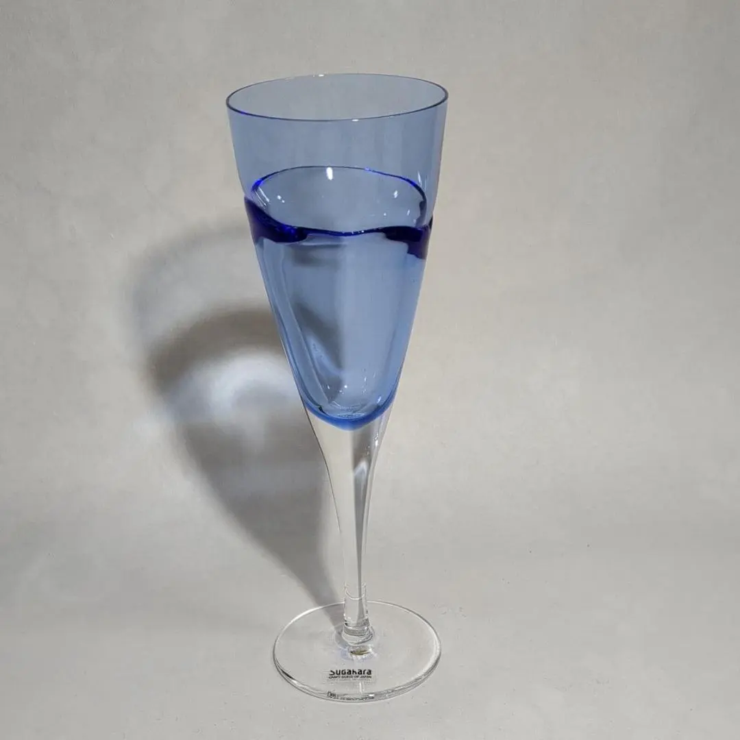 Thumbnail of Sghr ARCHIVE Duo Wine Glass, Cobalt Blue, Excellent Condition