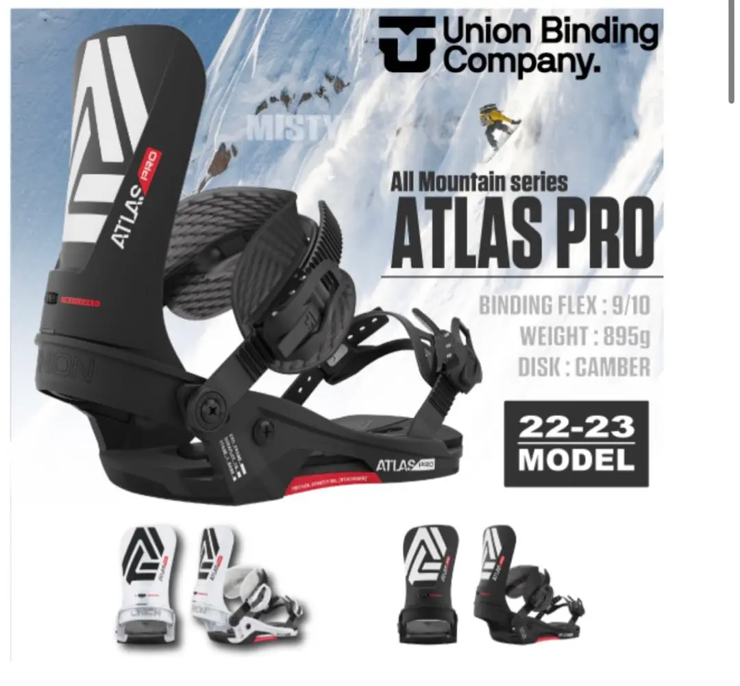 未使用品23/24 UNION Atlas Pro KAZU Mサイズ UNION ユニオン スノーボード バインディング ビンディング