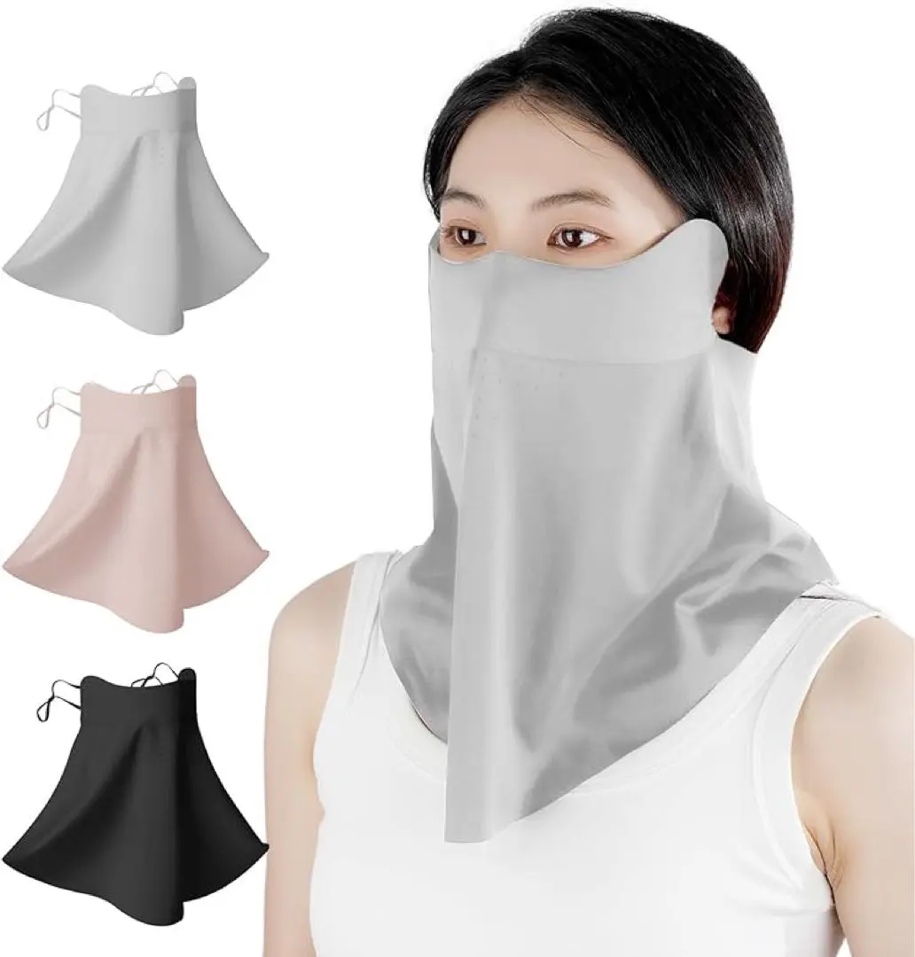 Thumbnail of Face Cover Sun Protection Mask Face Guard Light Gray