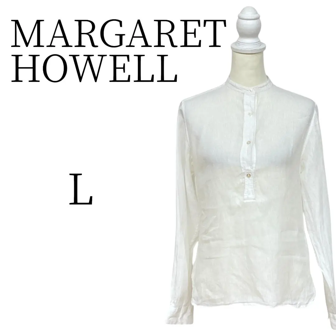 Thumbnail of ★Excellent Condition MARGARET HOWELL Margaret Howell White Blouse L