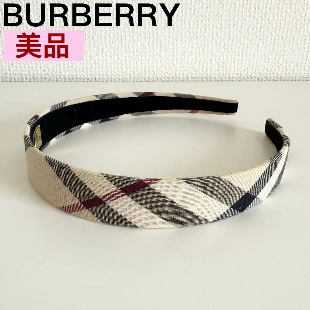 値下げ】BURBERRY LONDON バーバリー カチューシャ チェック柄