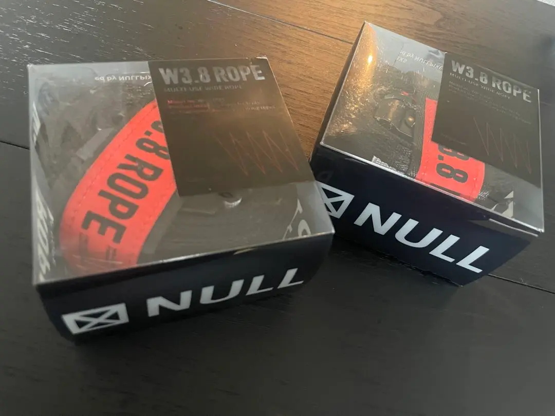 NULL PIXEL × UNIT/04 W3.8 ROPE 2本セット e109554073e1a9e1e83bb8e06dcfd2