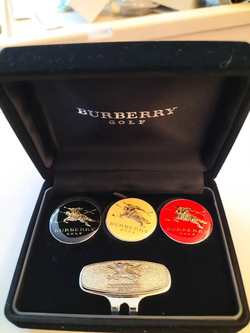 BURBERRY ゴルフマーカー ホースロゴ 金銀銅3色セット