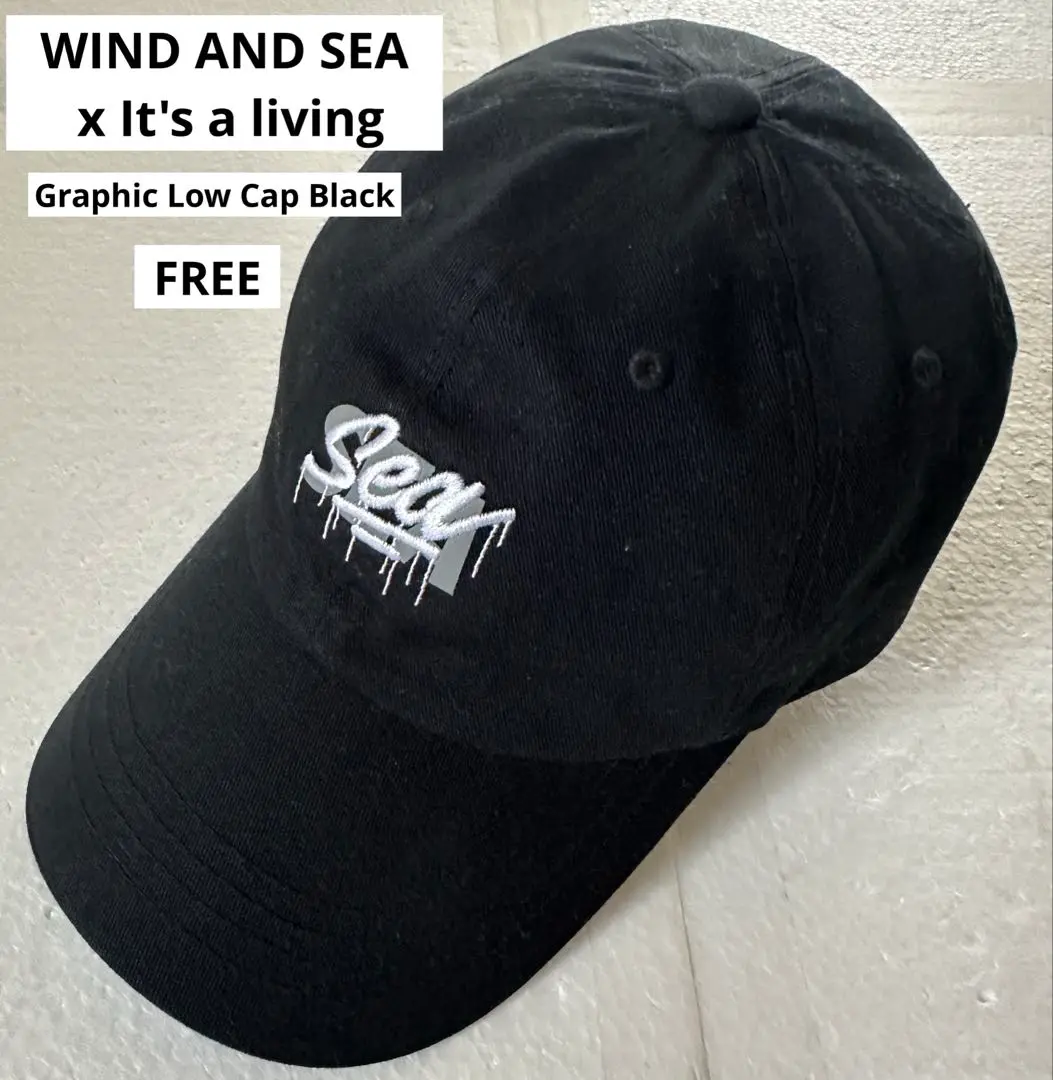 WIND AND SEA ベースボールキャップ WIND AND SEA ベースボールキャップ - メルカリ