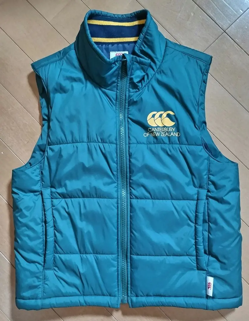 レア Canterbury ナイロン キルティング ベスト 中綿 カンタベリー レア Canterbury ナイロン キルティング ベスト 中綿