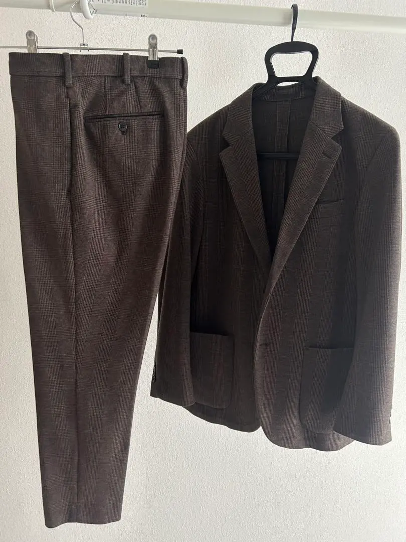 Thumbnail of Uniqlo Setup Comfort Glen Check Brown M