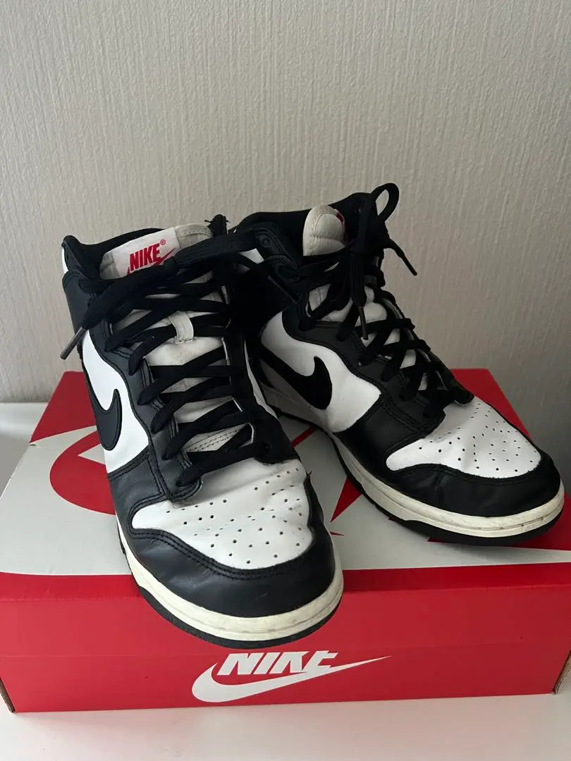 NIKE wmns dunk hi panda ダンク パンダ 24cmの通販 DR.DREEE