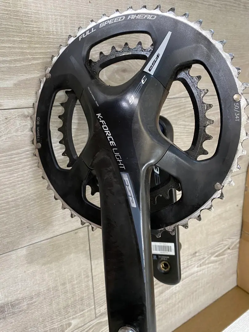 新品未使用　クランクセット 50-34T ブラック 新品未使用 クランクセット 50-34T ブラック - メルカリ
