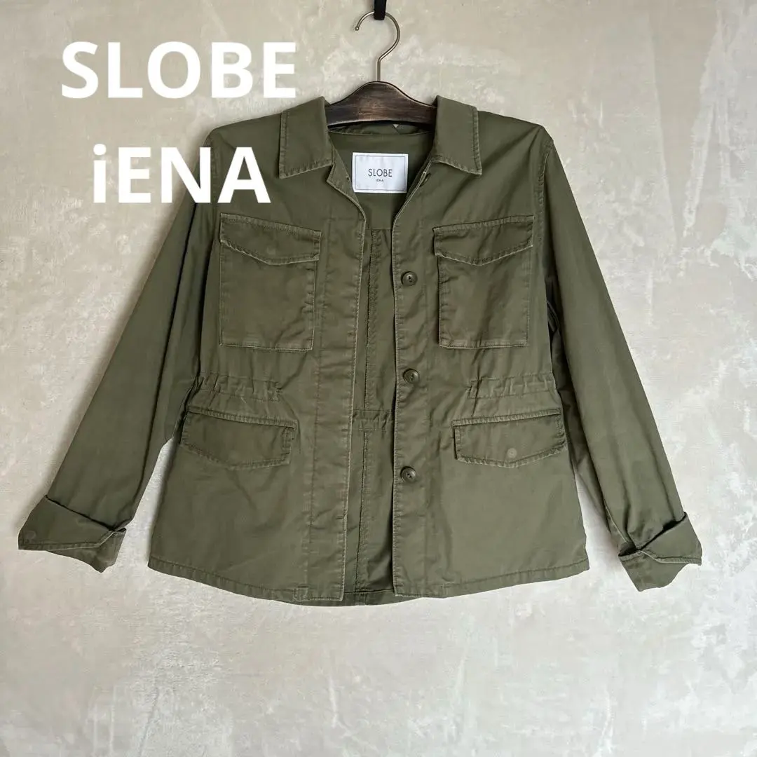 SLOBE iENA 軍裝外套 橄欖綠 卡其色 IENA 的縮圖