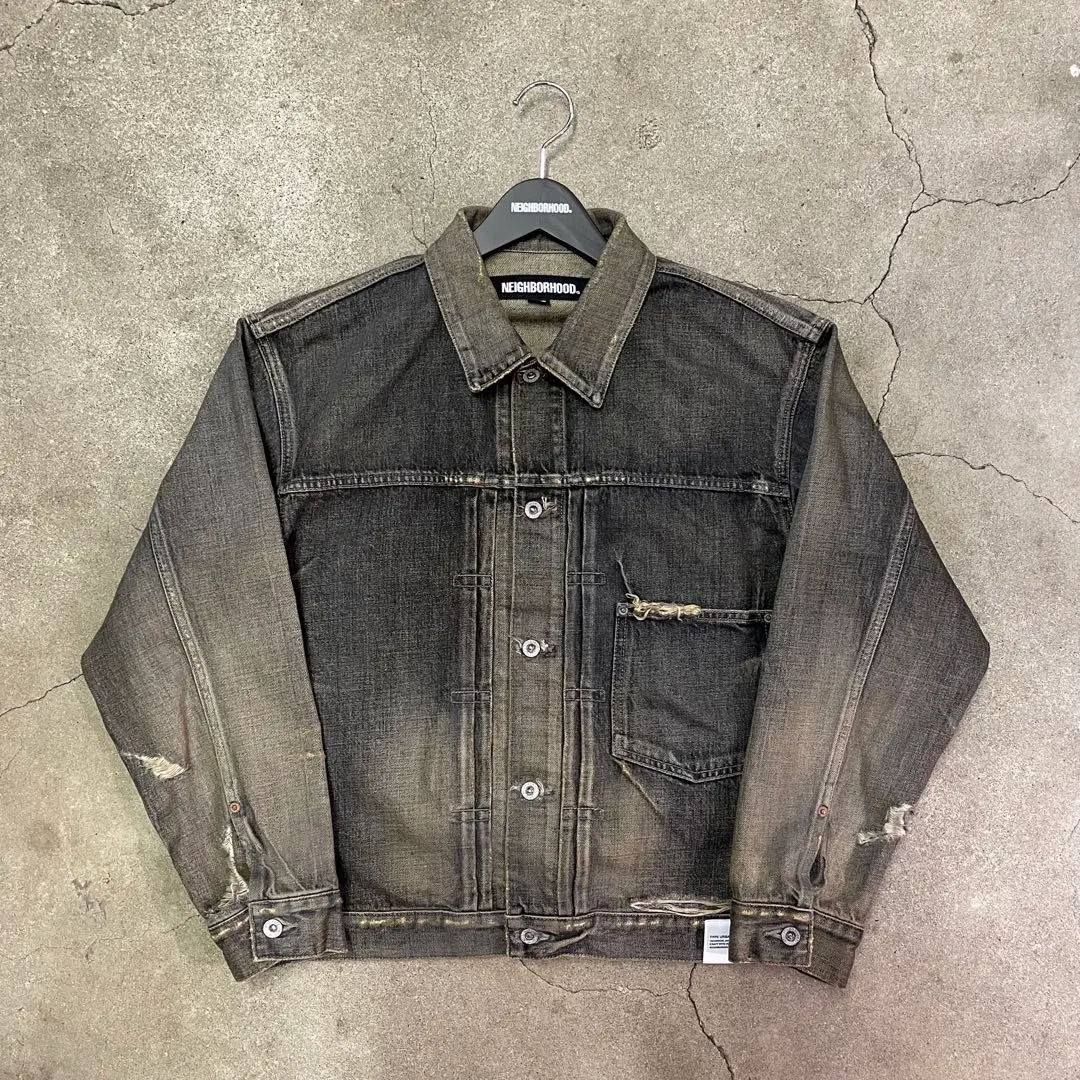 ジャケット・アウター NEIGHBORHOOD SAVAGE DENIMTYPE-1JACKETMOD NEIGHBORHOOD Savage Denim Type-1 Jacket Mod Indigo | HAVEN