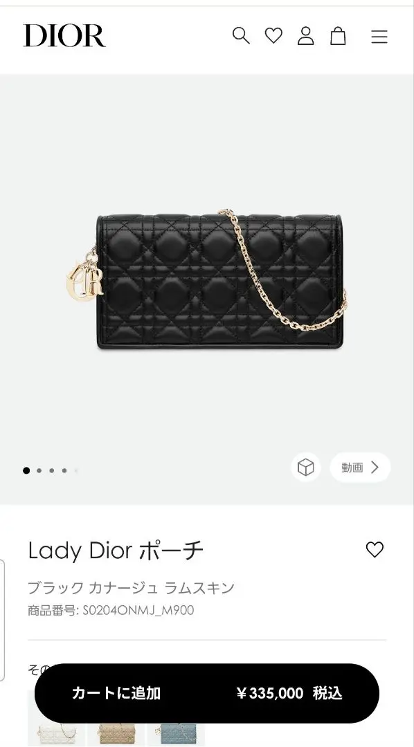 2025年最新】lady dior チェーンポーチの人気アイテム - メルカリ