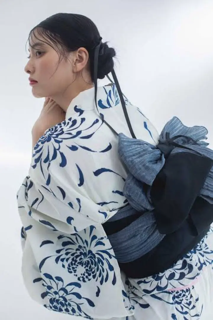 ヘザー　浴衣　梅ブラウン Heather YUKATA Collection 2024