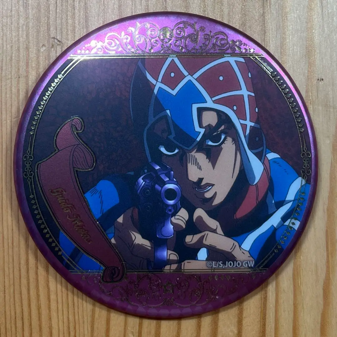 ジョジョ展 グイード・ミスタ COLLECTION缶バッジ　1点 ジョジョ展 グイード・ミスタ COLLECTION缶バッジ 黄金の風