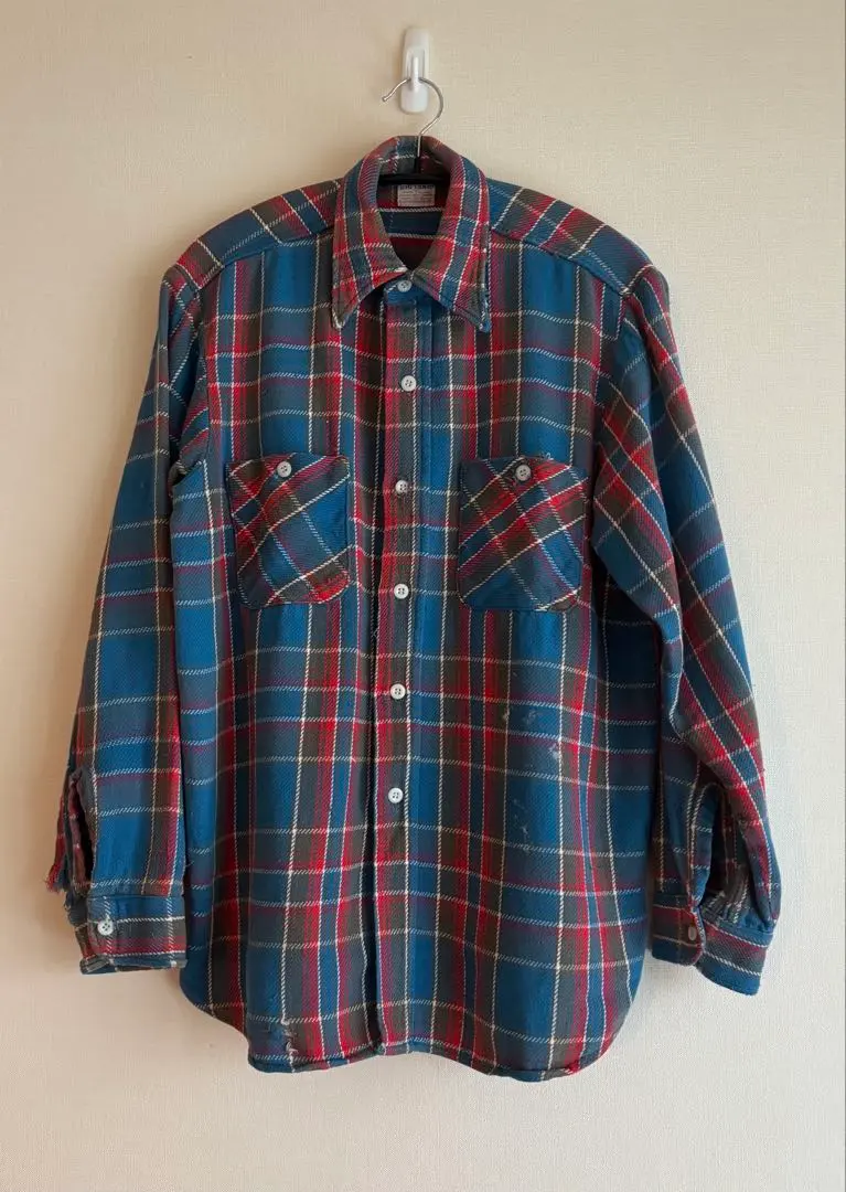 お*う様 50's、60's BIG YANK チェック柄ネルシャツ お*う様 50's、60's BIG YANK チェック柄ネルシャツ