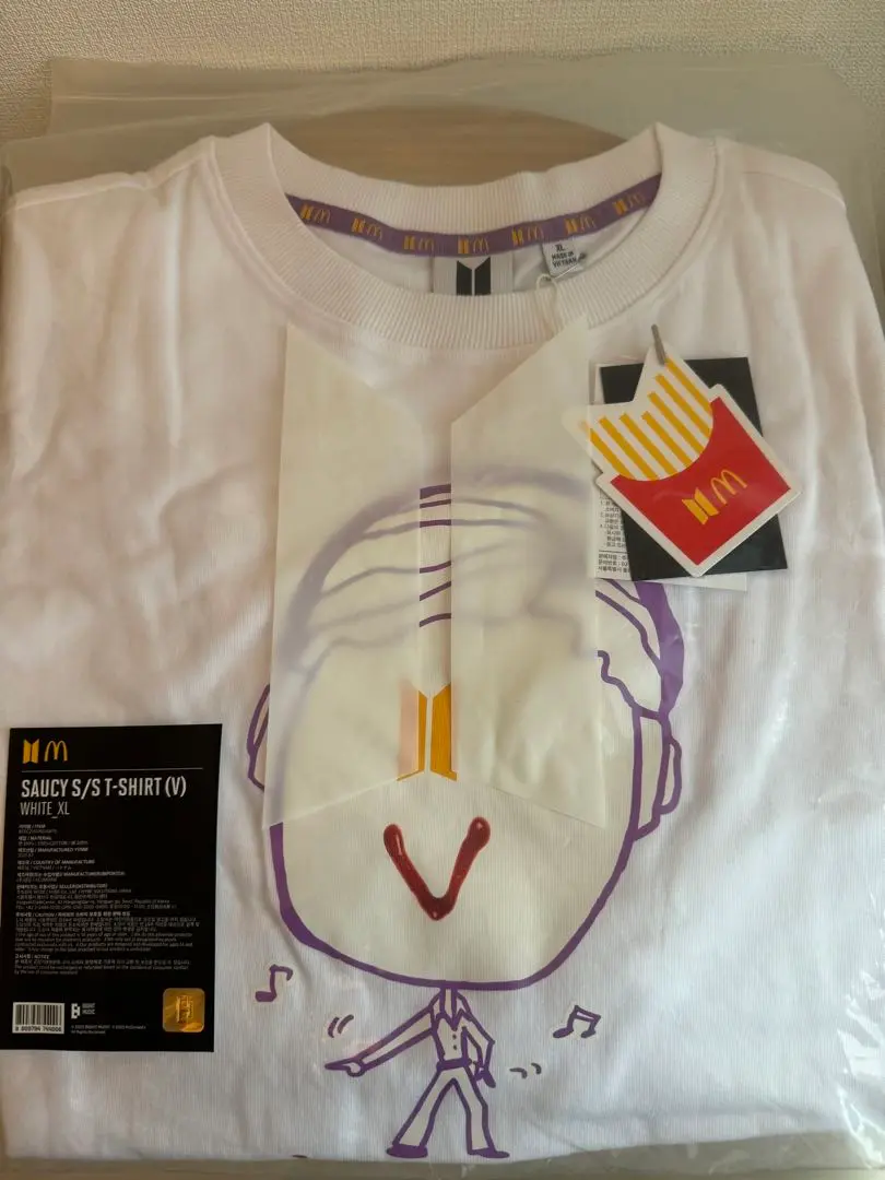 2025年最新】bts マクドナルド tシャツ vの人気アイテム - メルカリ