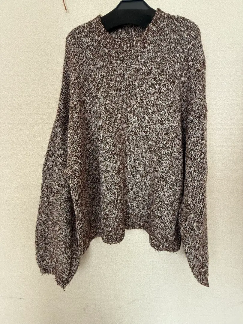 Thumbnail of Amiur Free Size Long Sleeve Knit, Brown