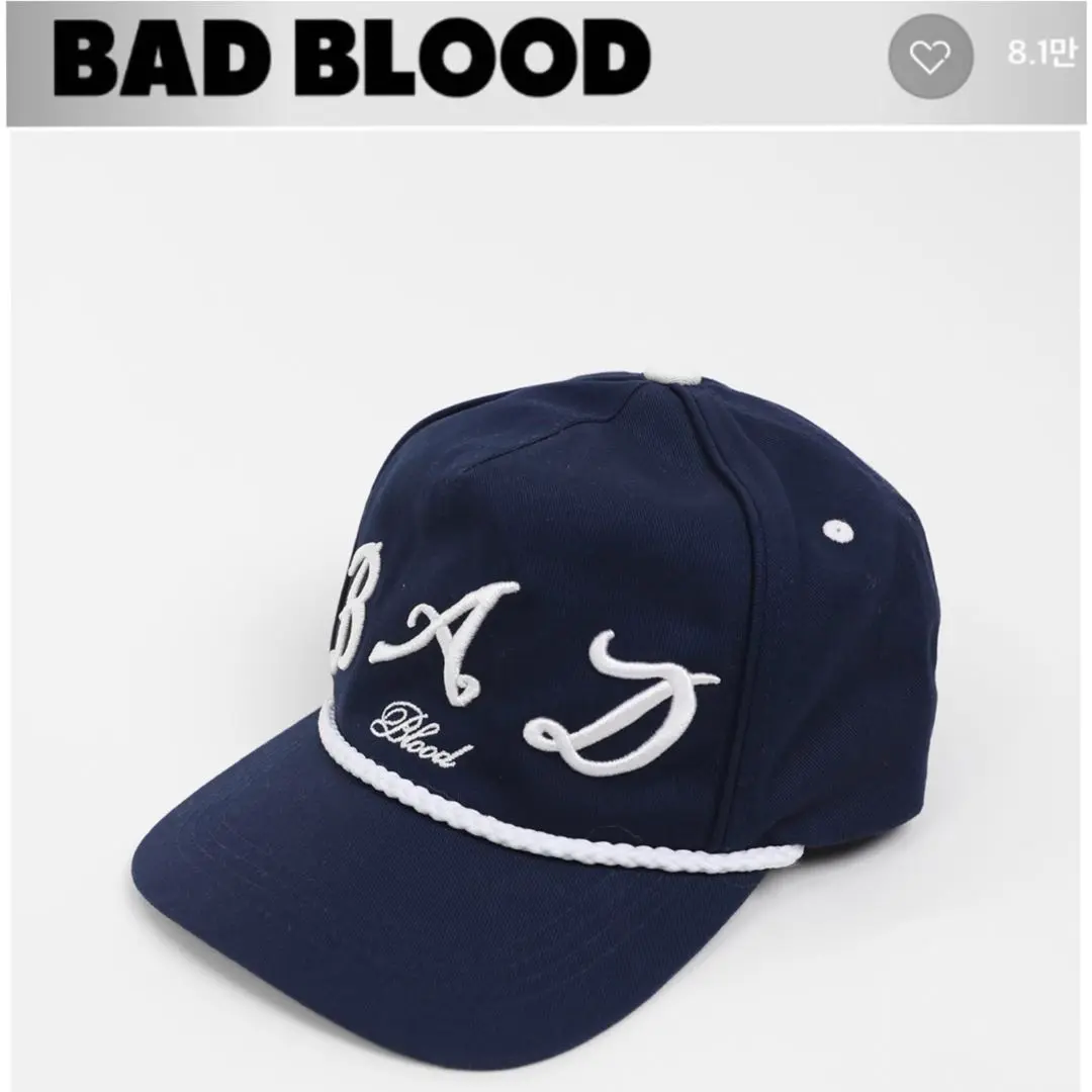 [BADBLOOD]Bad Cursive Logo ボールキャップ★新作★韓国★ BADBLOOD]Bad Cursive Logo ボールキャップ☆新作☆韓国