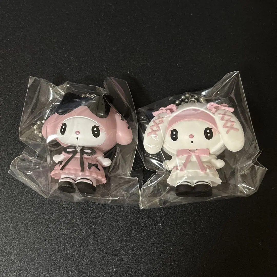 月夜のメロクロ マイメロ マスコットホルダー　マイメロディ キーホルダー 新品☆月夜のメロクロ マスコットホルダーマイメロディ マイメロ