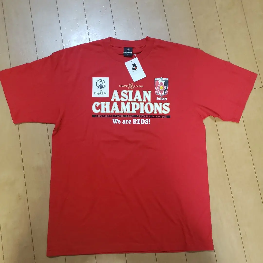未使用タグ付】2007年 浦和レッズ ACL初優勝記念Tシャツ