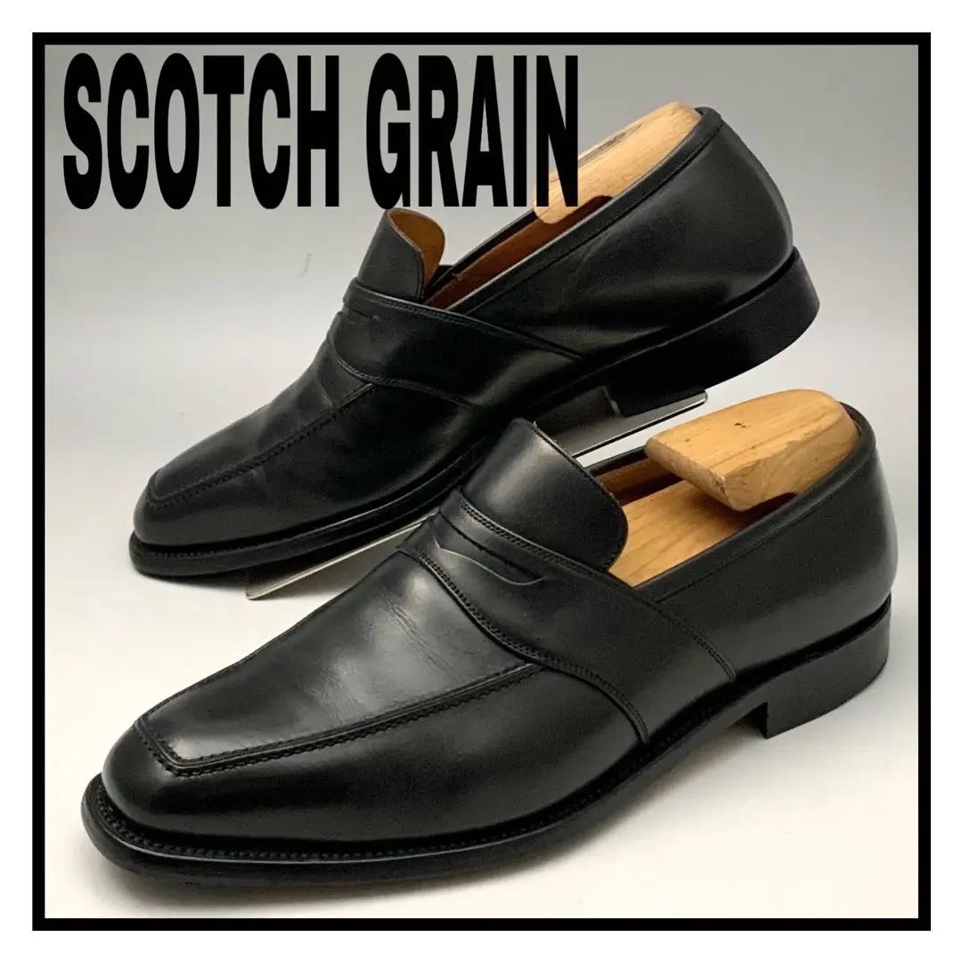 【 SCOTCH GRAIN 】 ブラックローファー 中古・古着通販】SCOTCH GRAIN (スコッチグレイン) コイン